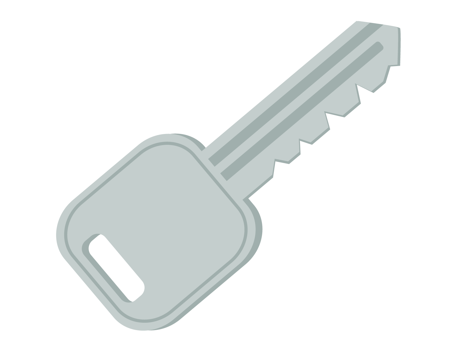 家の鍵のイラスト