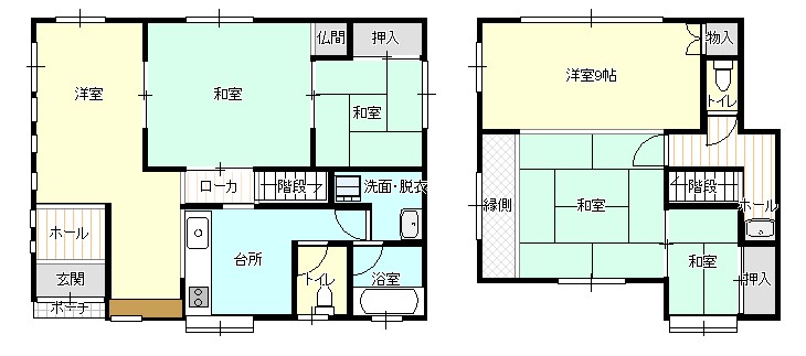 清掃した物件の間取り