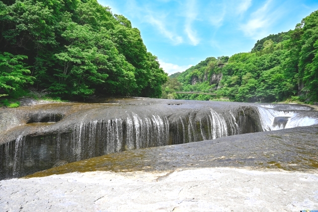 沼田市の観光名所『吹割れの滝』の写真