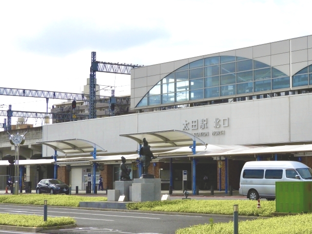 東武線太田駅北口前の写真
