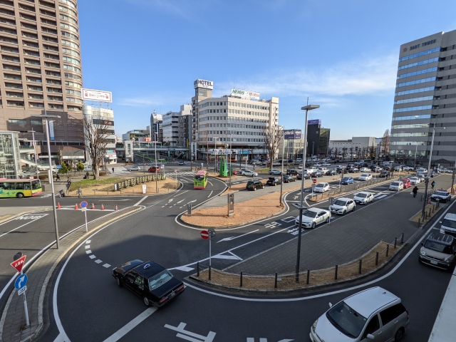 上越新幹線高崎駅前の写真