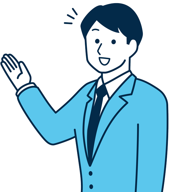 男性社員のイラスト