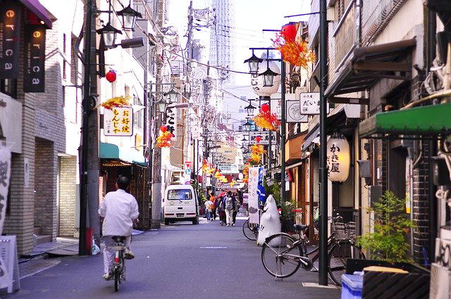 市街地の写真