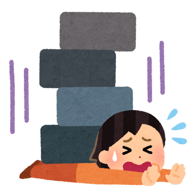問題を背負った人の絵